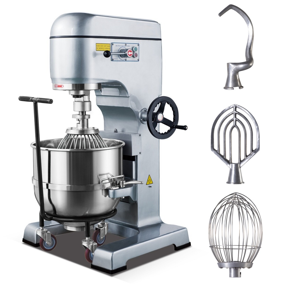 Commercial Planetary Mixer for Bakery | Cake, Cream & Light Dough Mixer 10L–120L