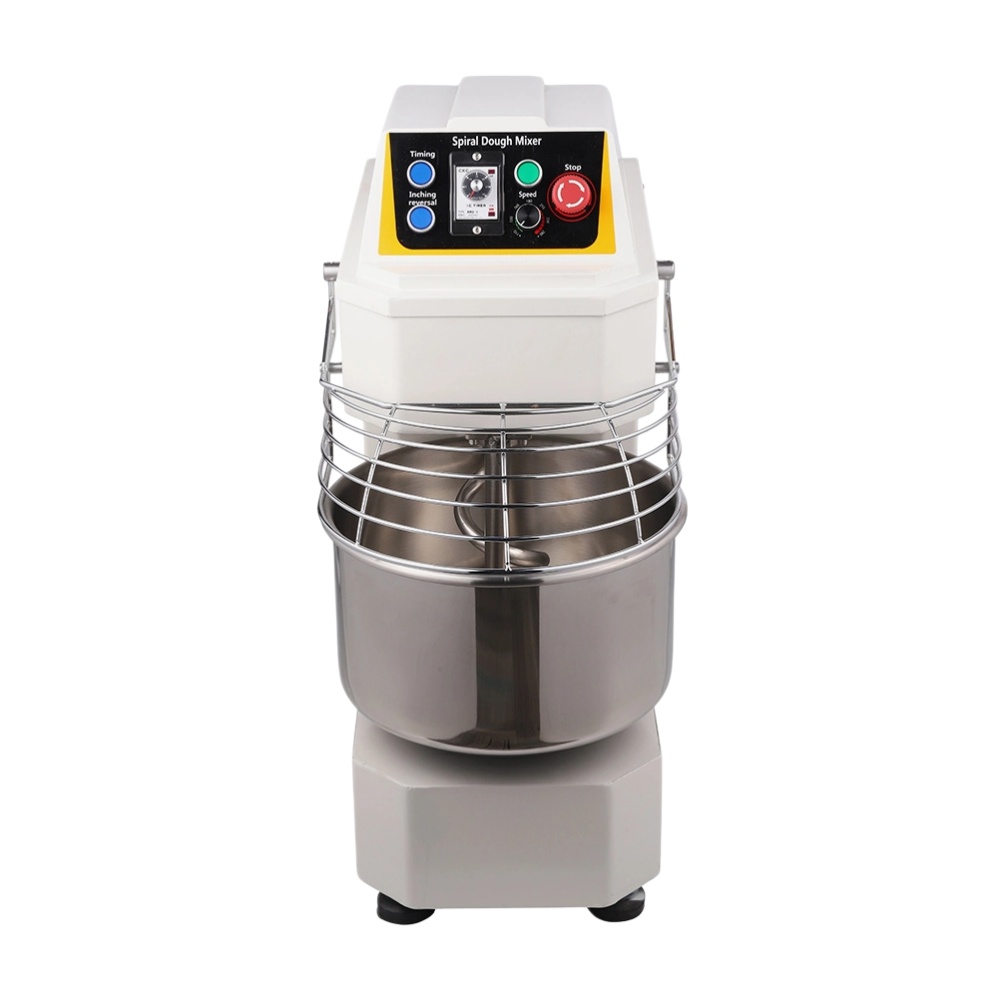 Commercial Double-Speed Spiral Dough Mixer 20L–260L | Bakery Bread & Pizza Dough Mixer