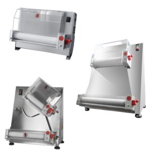 Commercial Pizza Dough Roller 100–480mm | Single & Double Roller Pizza Dough Press Machine