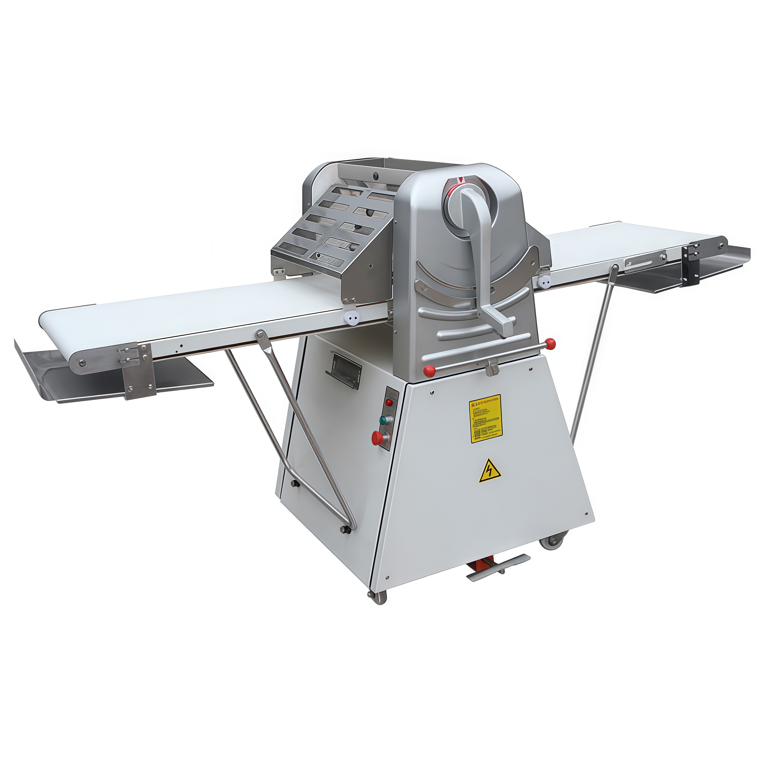 Commercial Floor-Standing Reversible Dough Sheeter for Bakery | Croissant, Puff Pastry & Danish Laminating Machine