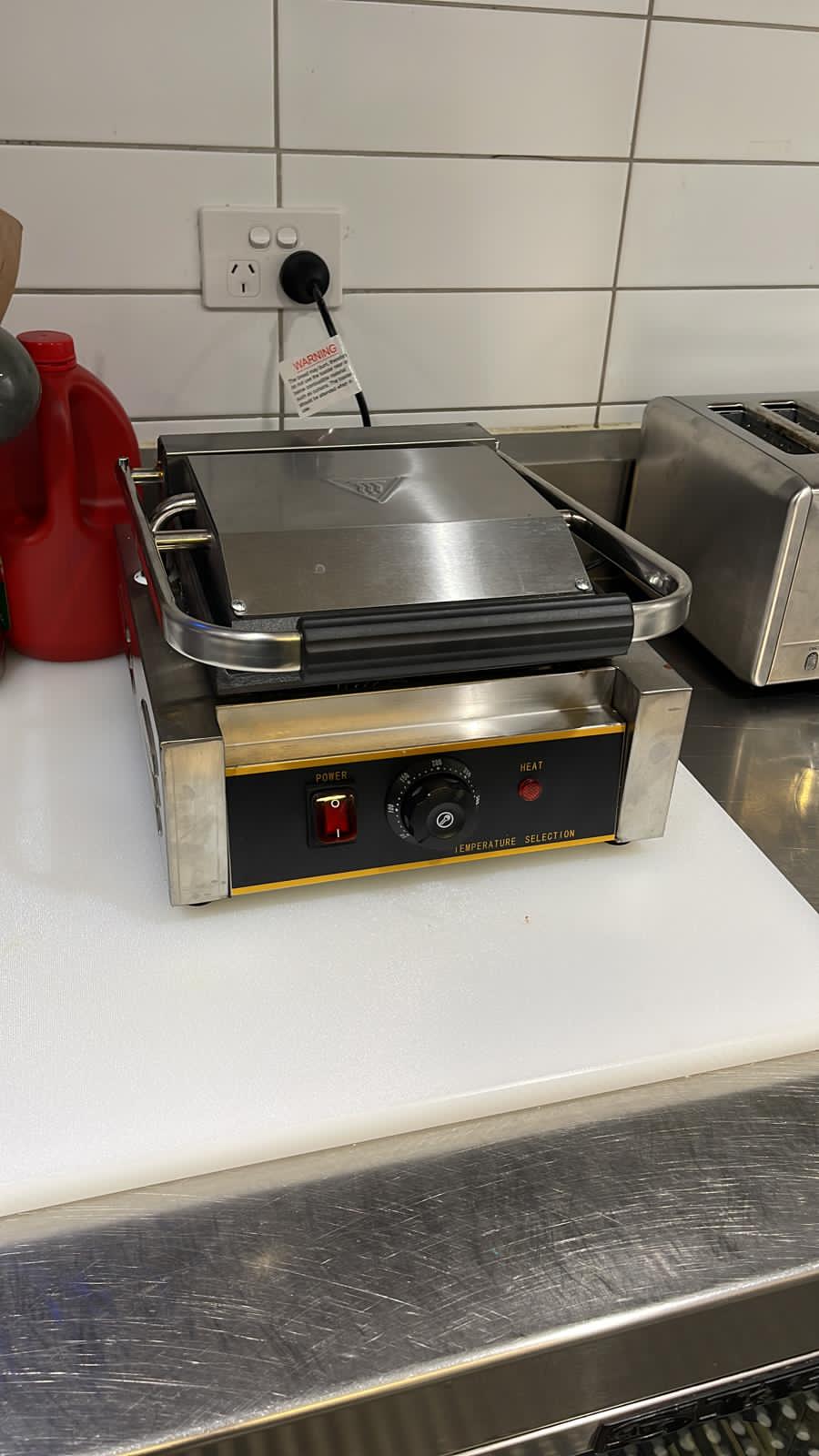 Australian customer photo: Contact grill