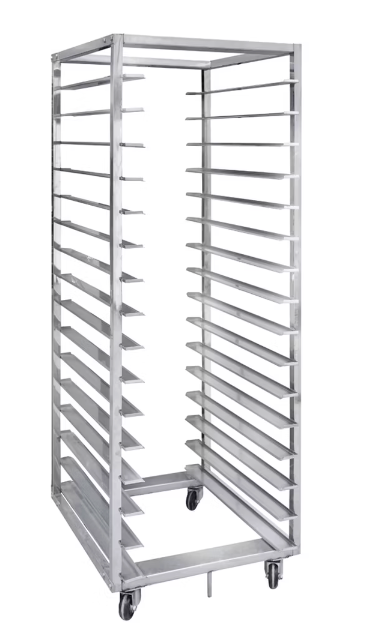 YEEDABAKE open-frame baking tray rack trolley