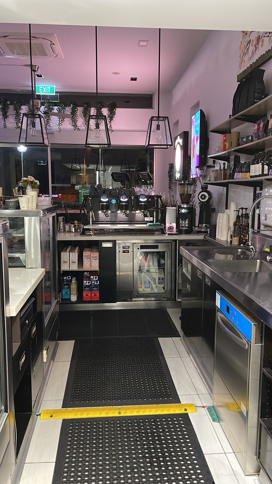Australian customer photo: Café service area