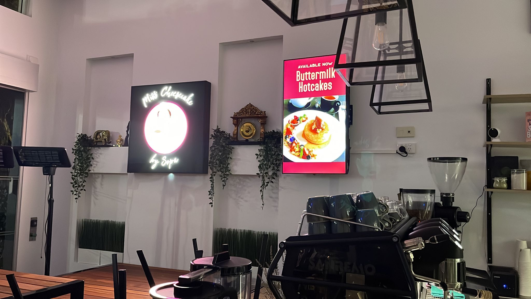 Australian customer photo: Customer café interior