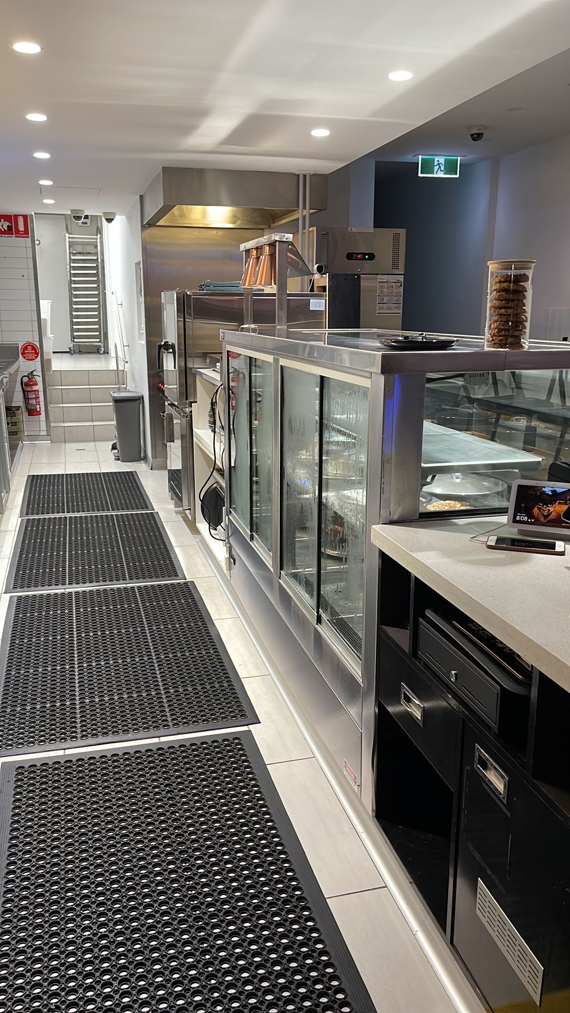 Australian customer photo: Kitchen and display area