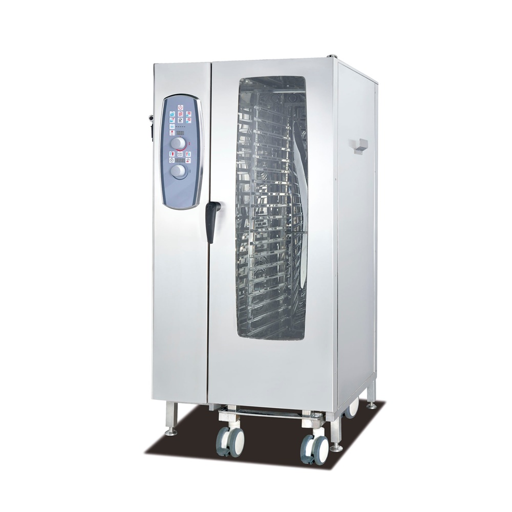 YEEDABAKE 20-tray roll-in combi steamer oven appearance example