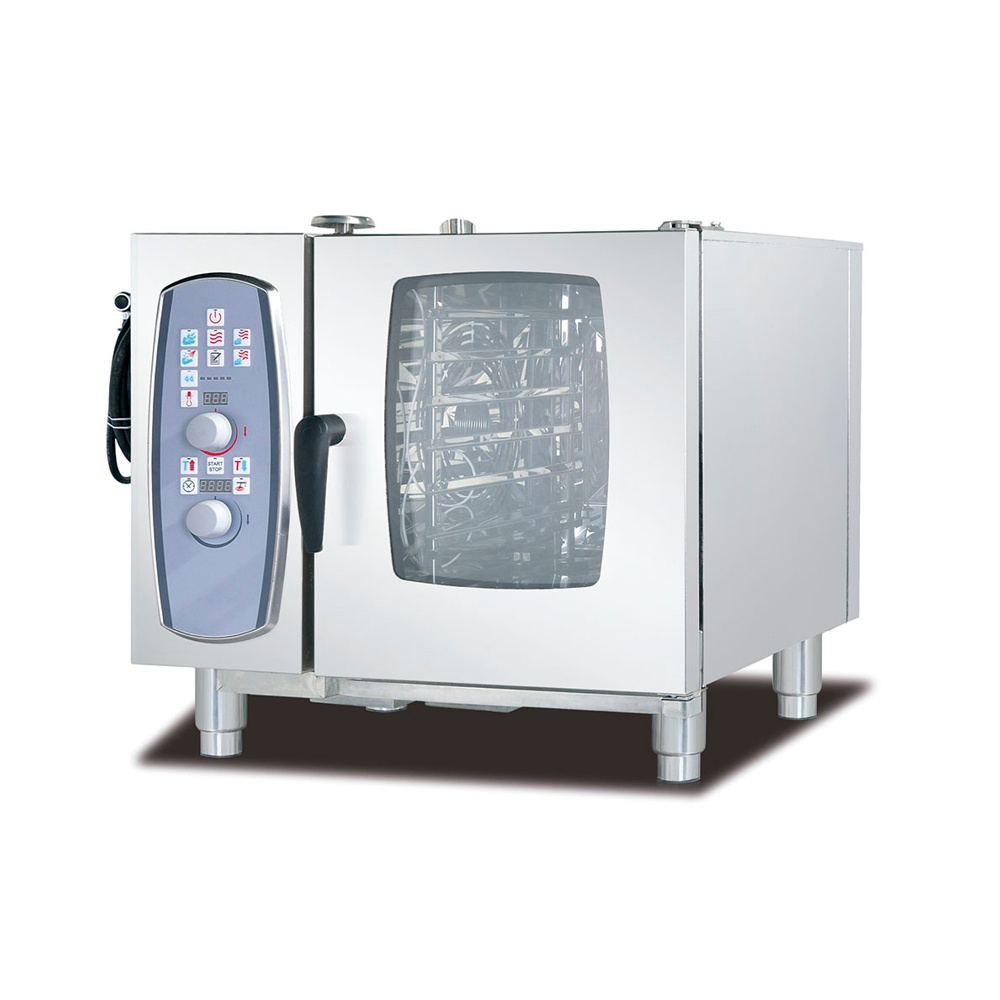 YEEDABAKE six-tray GN 1/1 countertop combi oven configuration example