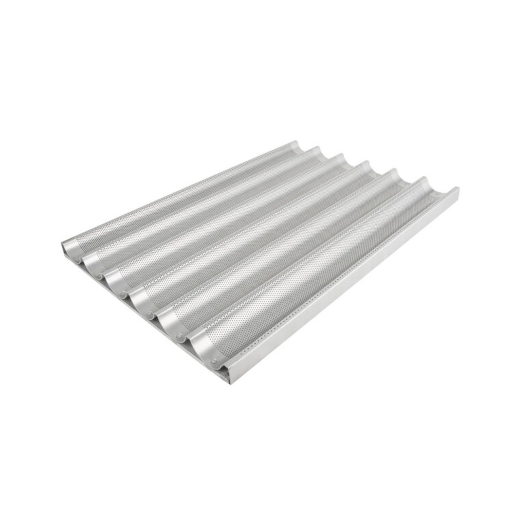 YEEDABAKE baguette baking tray — silver finish