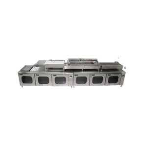 YEEDABAKE YB-L4F24SCX-P automatic donut production line with proofing cabinets