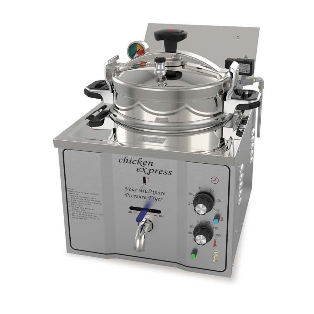 YEEDABAKE YB-MDXZ-16 10 L countertop pressure fryer