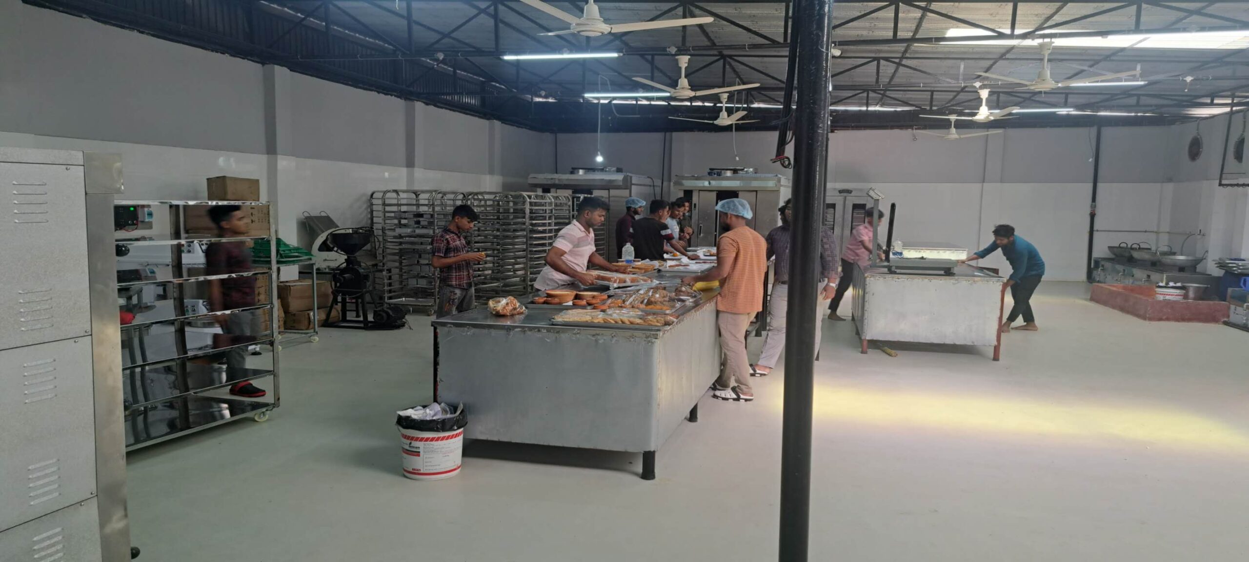Bakery production workshop in Bangladesh